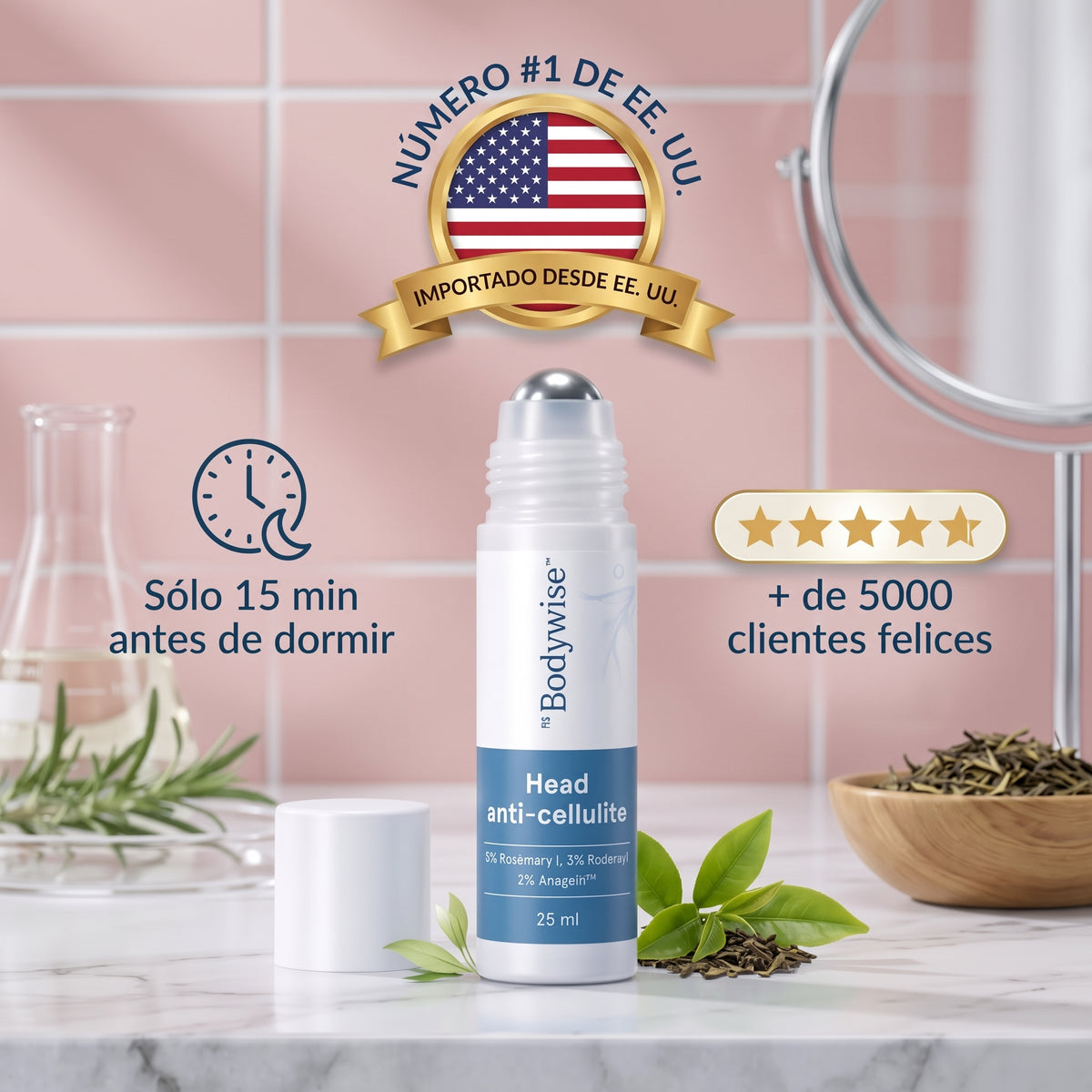 Bodywise - Estimula nuevos folículos en tu línea capilar.